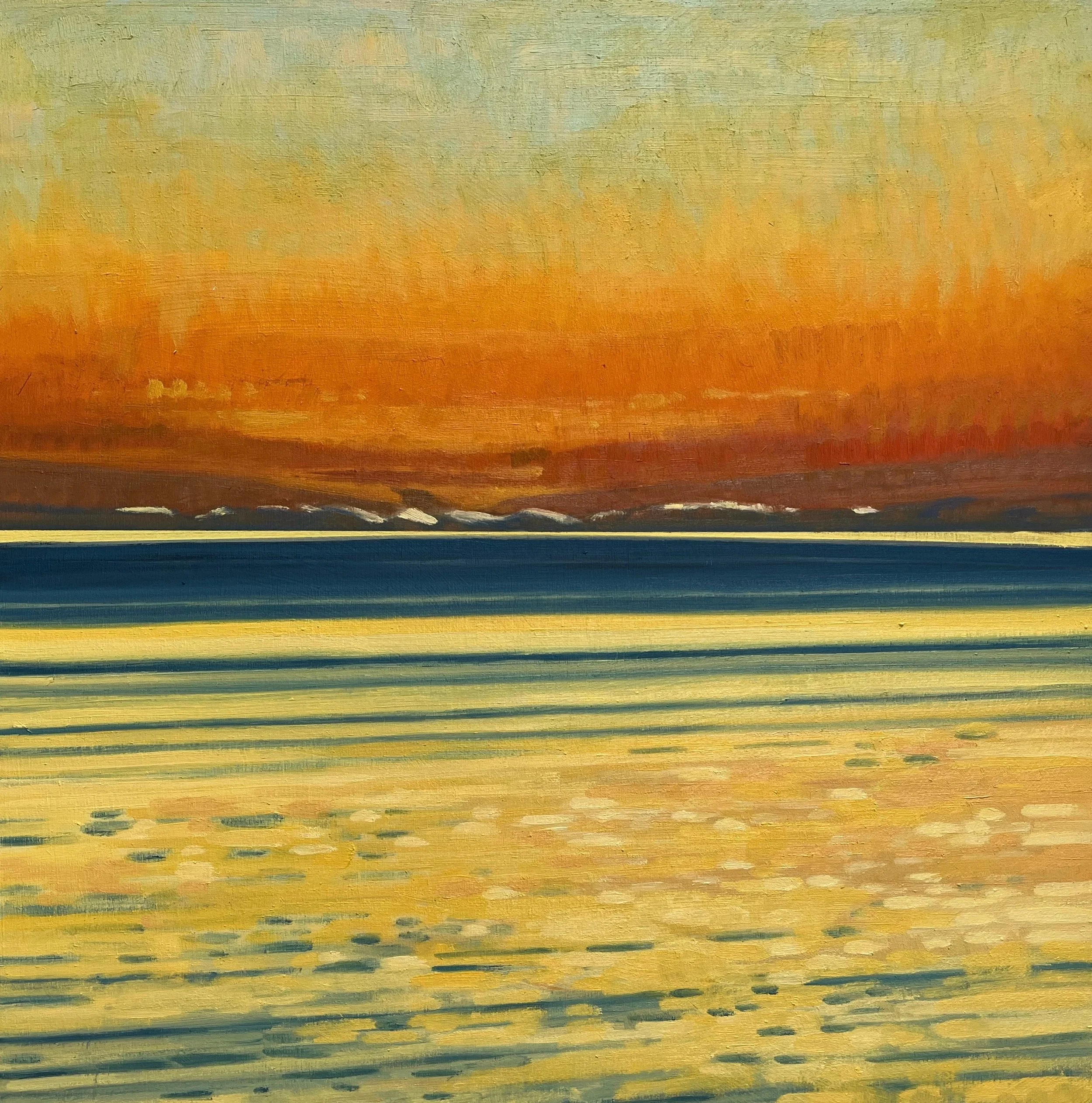 Summer heat has arrived. Evening Sizzle Painting — NICOLE STRASBURG